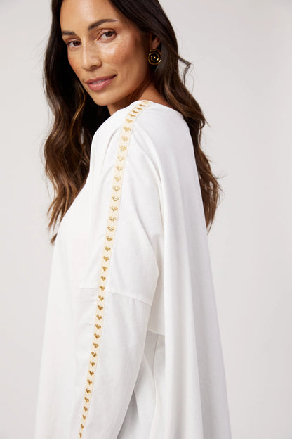 HAVEN - Elba heart Long Sleeve Tshirt - ONE SIZE