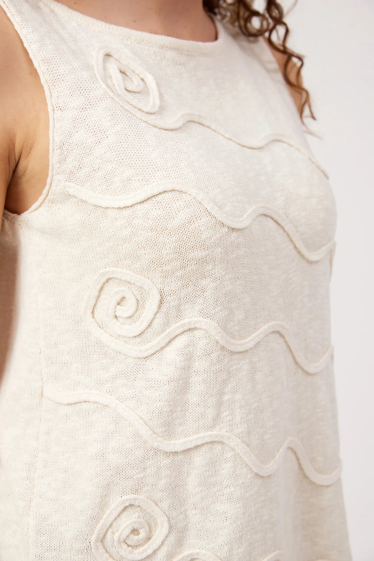 HAVEN - Olympus Applique Tank - Sand