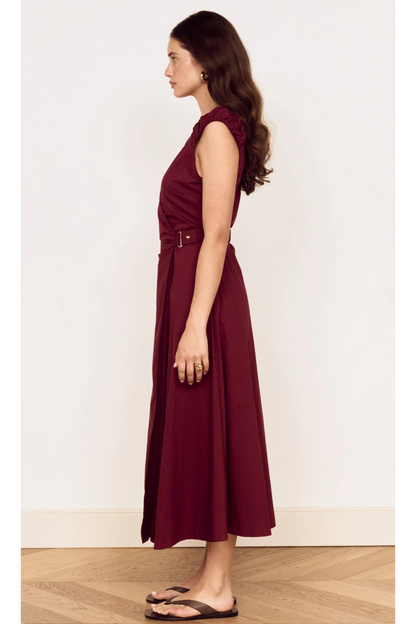 MINKPINK - Lola Wrap Midi Dress - Wine
