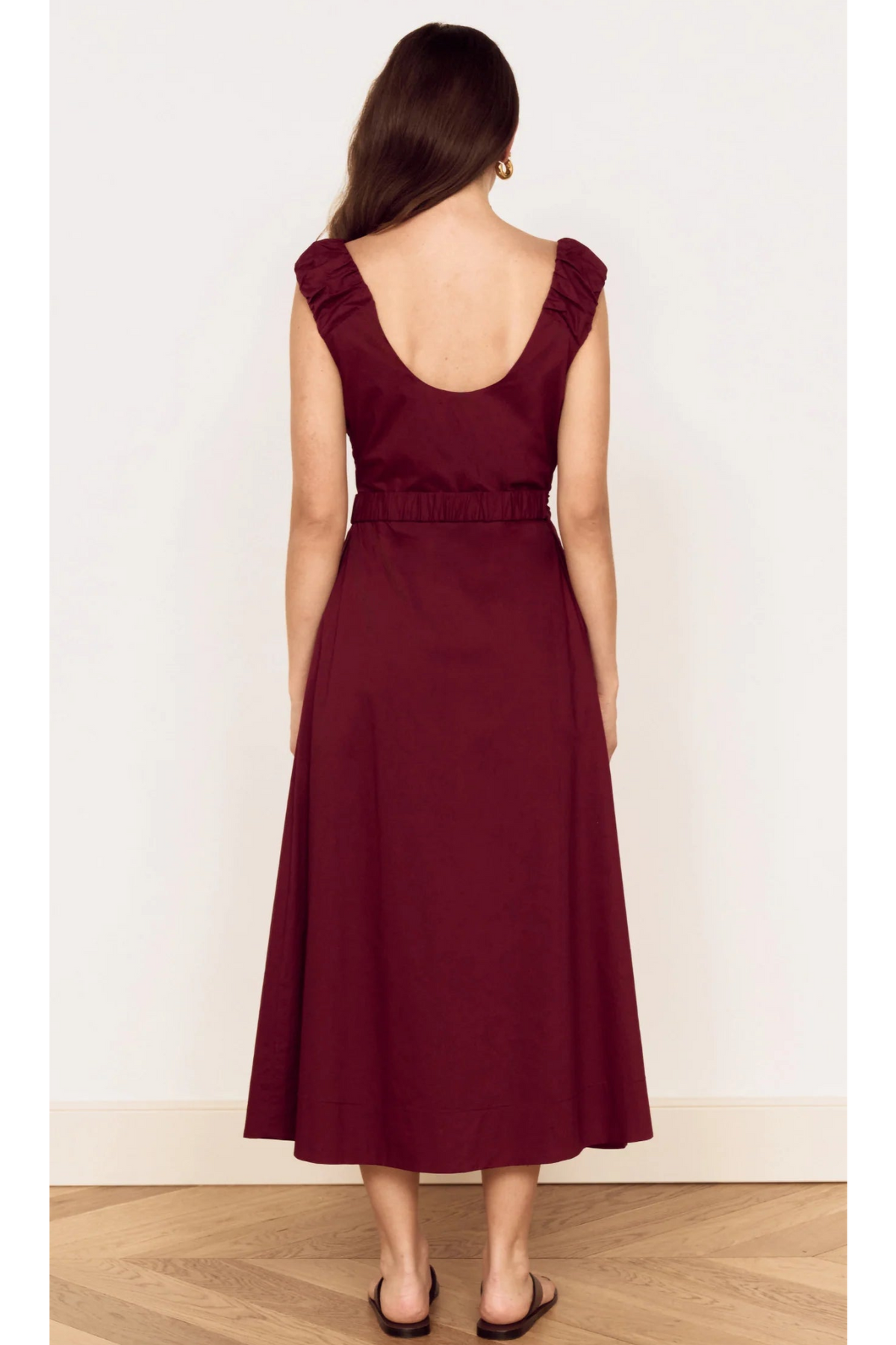 MINKPINK - Lola Wrap Midi Dress - Wine