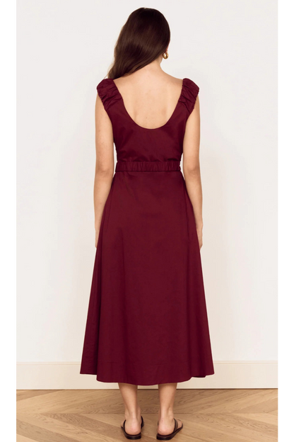 MINKPINK - Lola Wrap Midi Dress - Wine