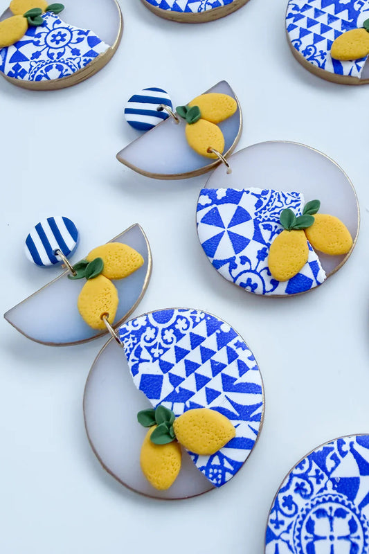 Clay Gossip - Capri Fun Earrings