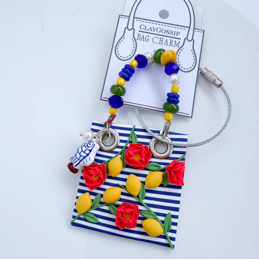 CLAY GOSSIP - Dolce Vita Bag Charm