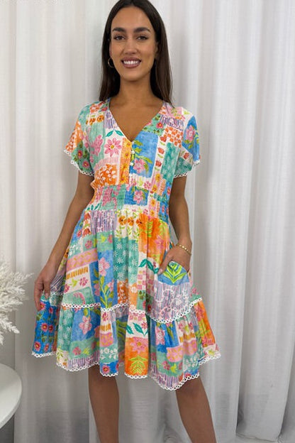 Patchwork Sun Dress