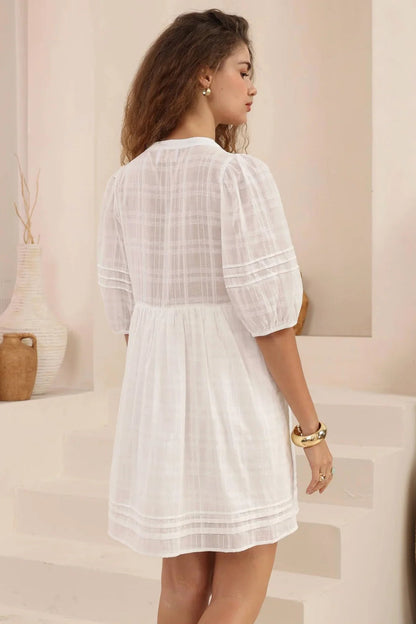 Soléne Sun Dress - Ivory