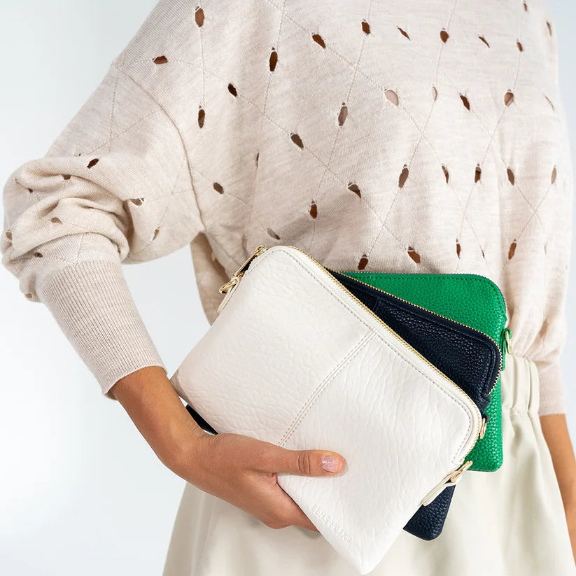 Elms + King Bowery Wallet - Chalk