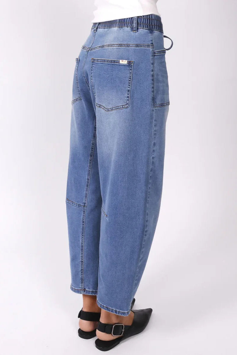 Monaco Denim - Leo Barrel Jeans - Blue