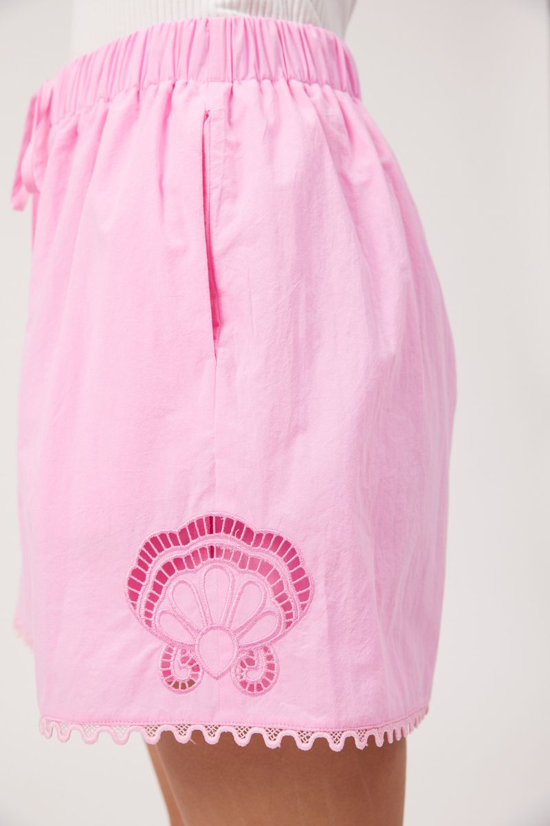 HAVEN - Larissa Broderie Short - Pink