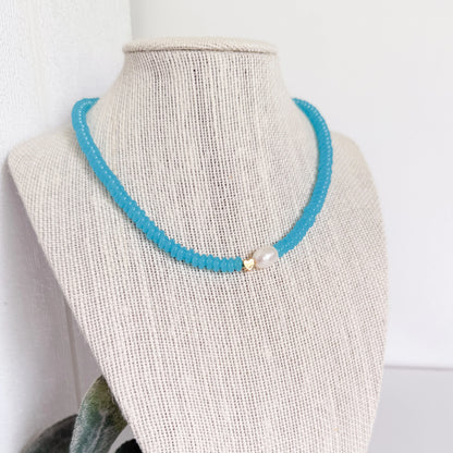 CLAY GOSSIP - Sea Breeze Beaded Necklace