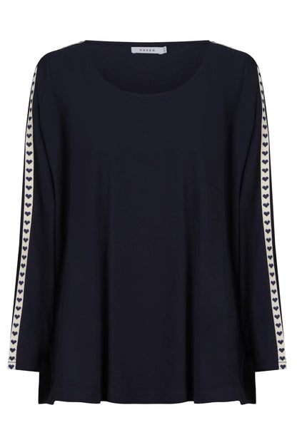 HAVEN - Elba heart Long Sleeve Tshirt - ONE SIZE