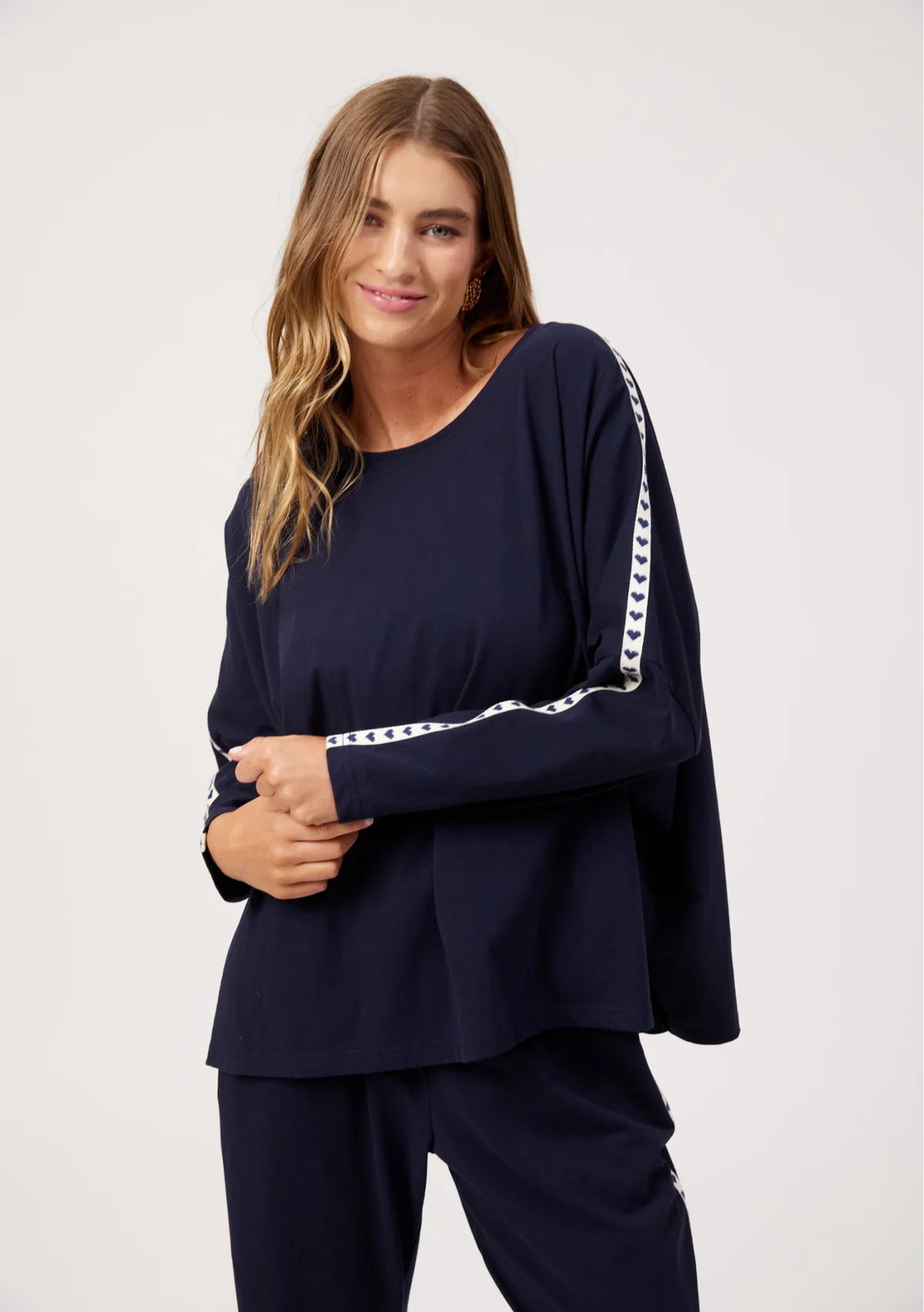 HAVEN - Elba heart Long Sleeve Tshirt - ONE SIZE