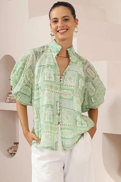 Laramie Blouse - Mint