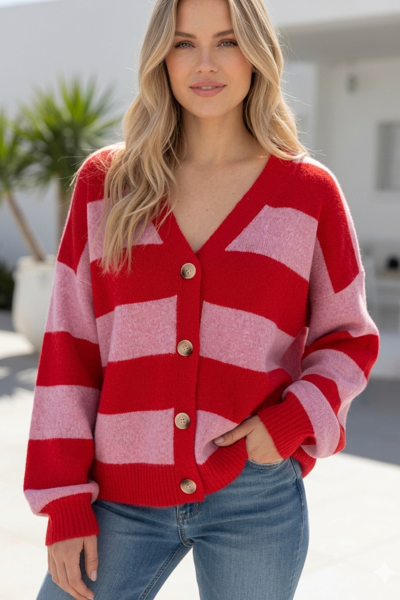 Mimi Cardi - Pink/Red