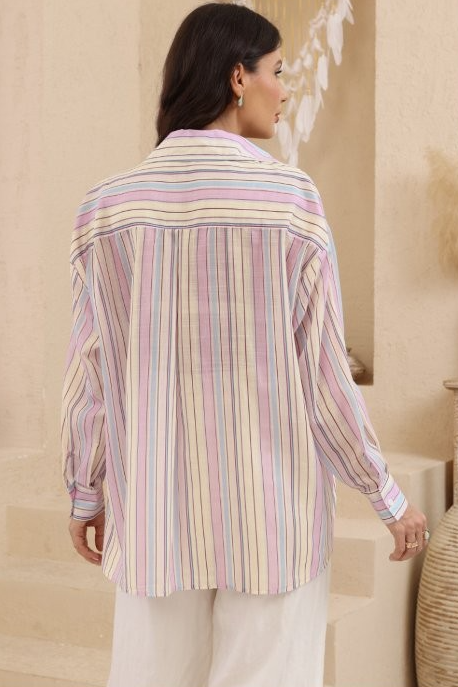 Winslow Stripe Shirt - Lilac