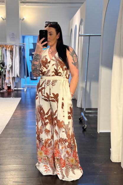 Cerise Jumpsuit - Dessert Palm