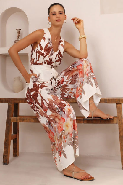 Cerise Jumpsuit - Dessert Palm