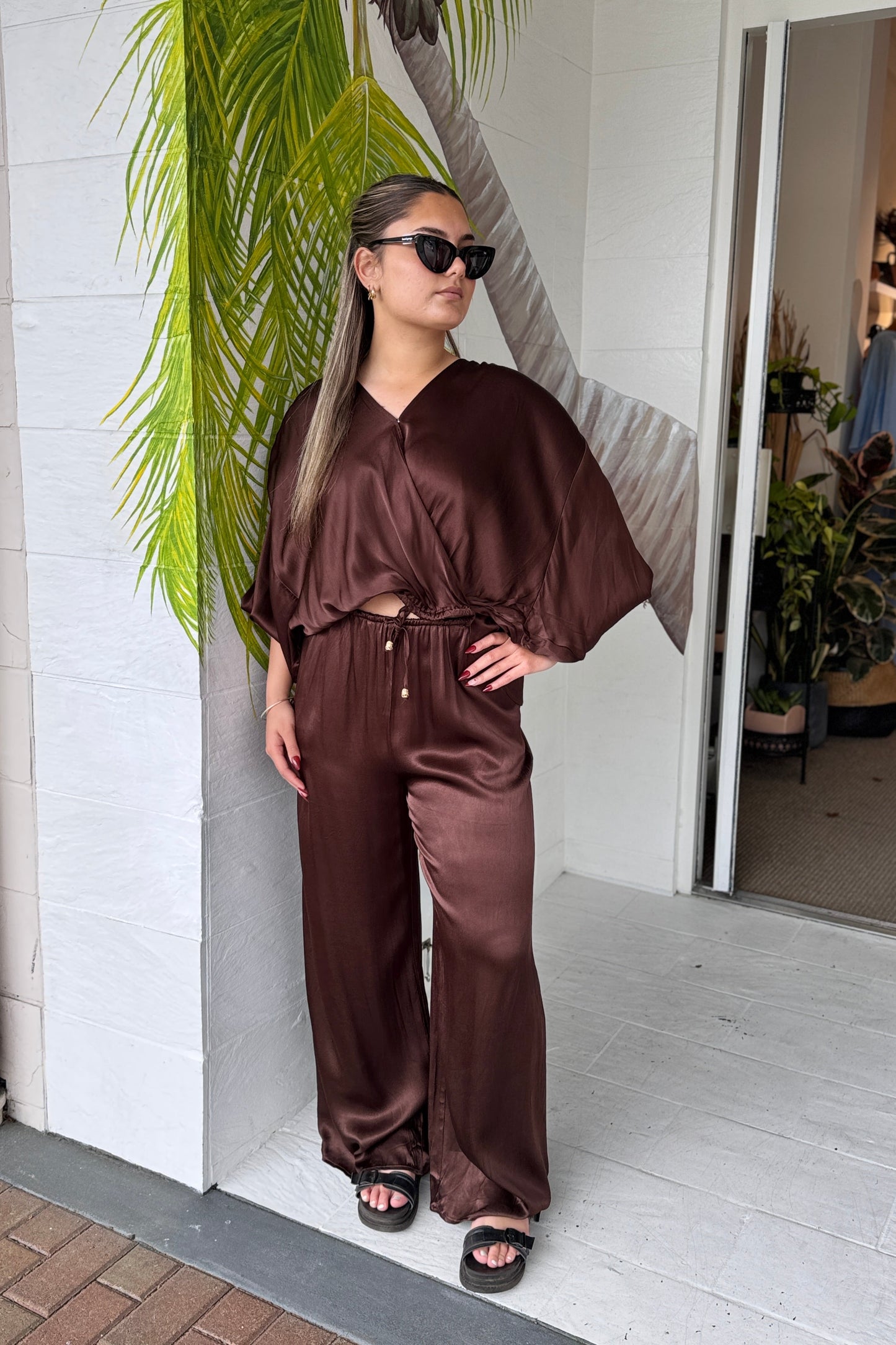 Vera Blouse - Chocolate