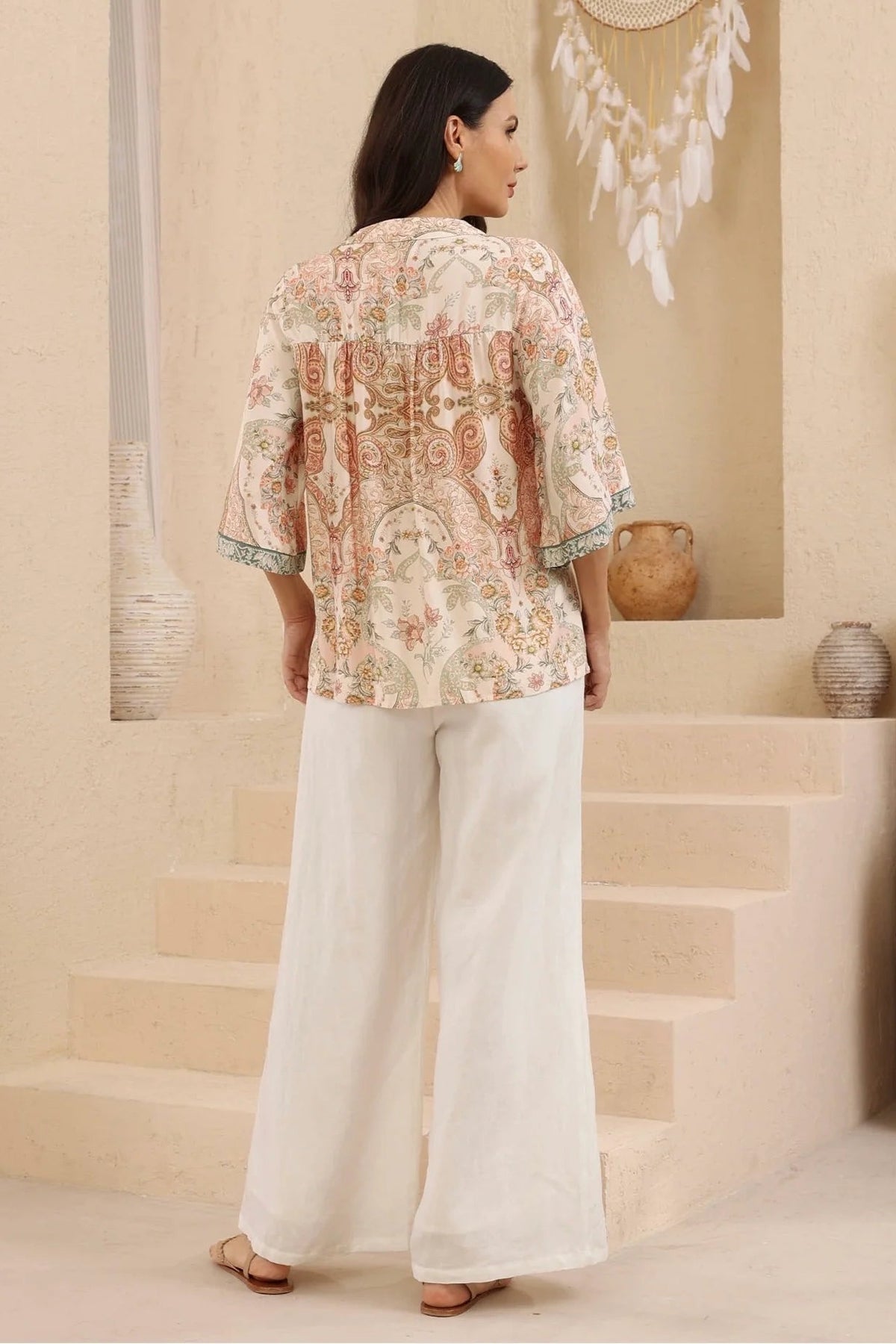 Bellini Blouse - Vintage Paisley