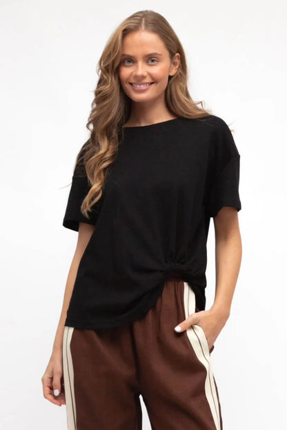 Easy Tuck Tee - Black