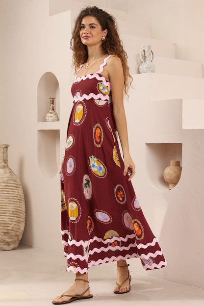 Valor Ric Rac Maxi - Sangria