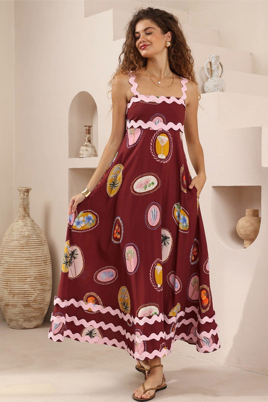 Valor Ric Rac Maxi - Sangria