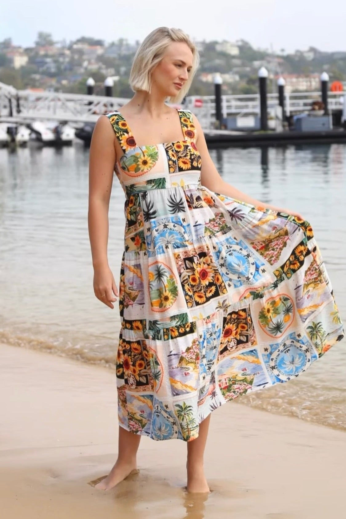 Palm Paradise Sundress