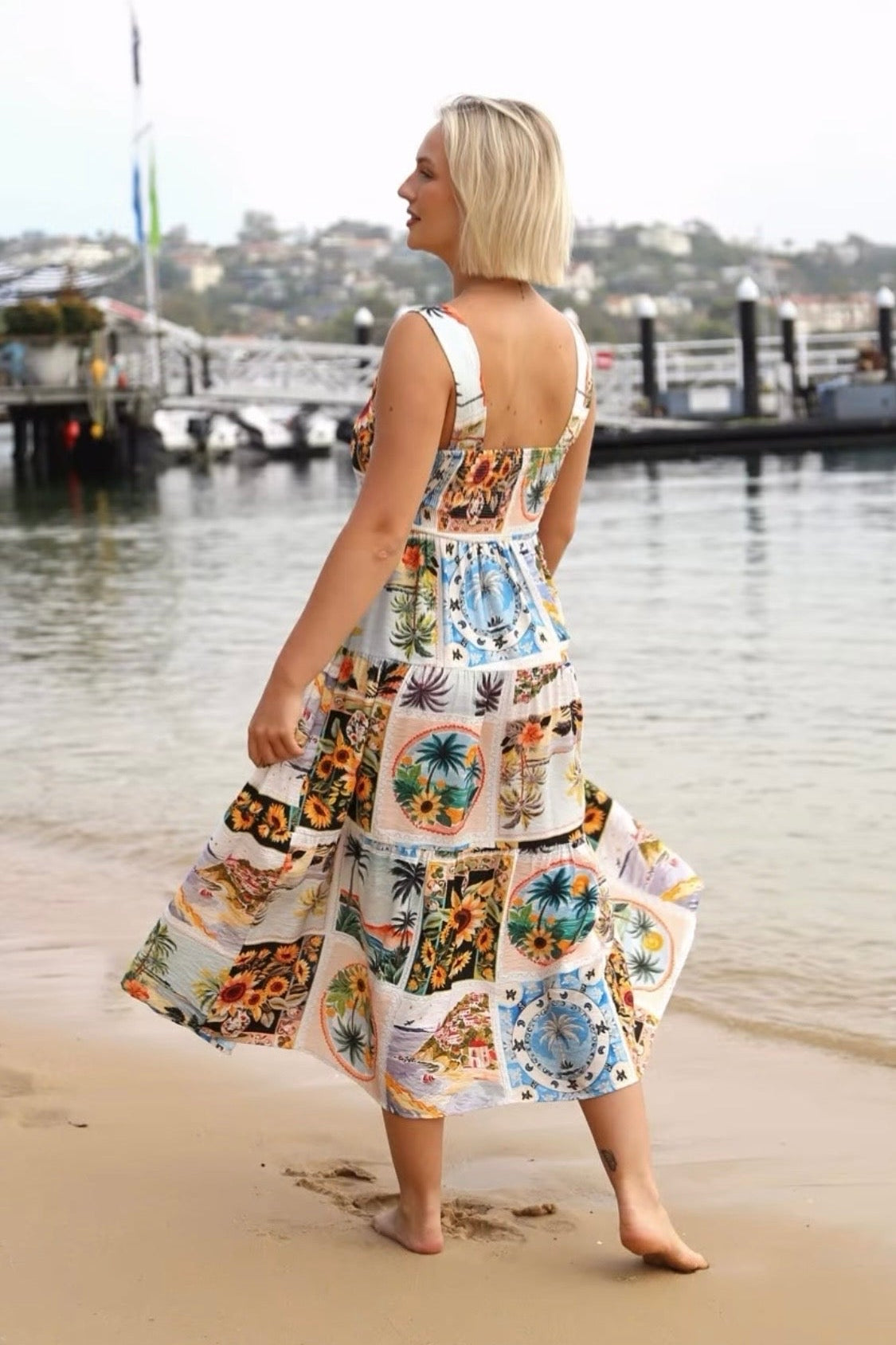 Palm Paradise Sundress
