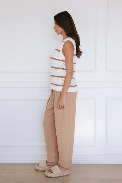 Stitched Up Pant - Honey