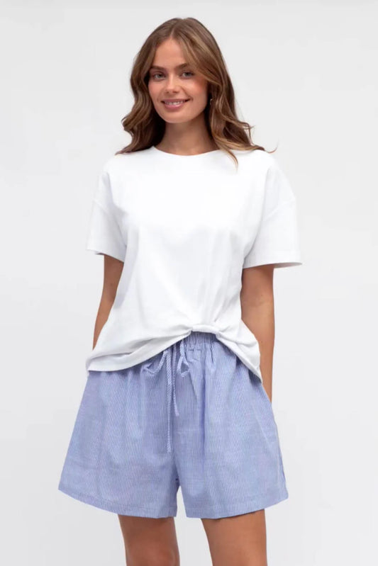 Easy Tuck Tee - White