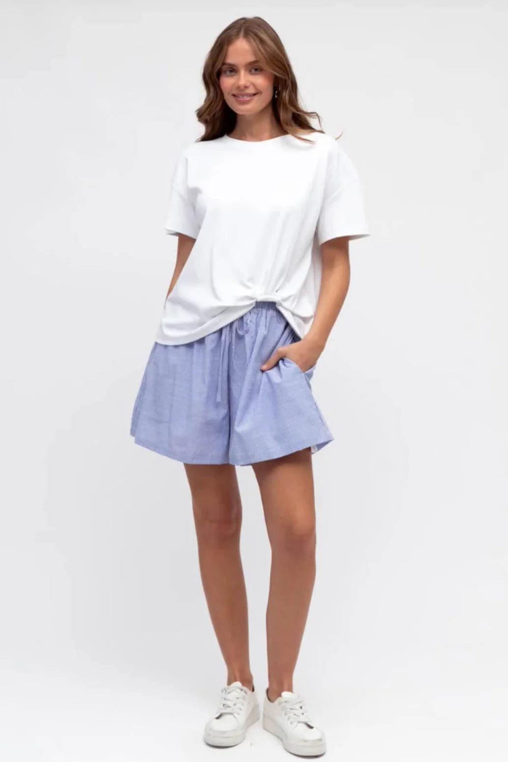 Easy Tuck Tee - White