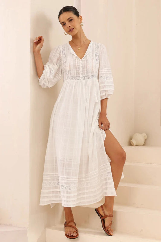 Soléne Maxi Dress - Ivory