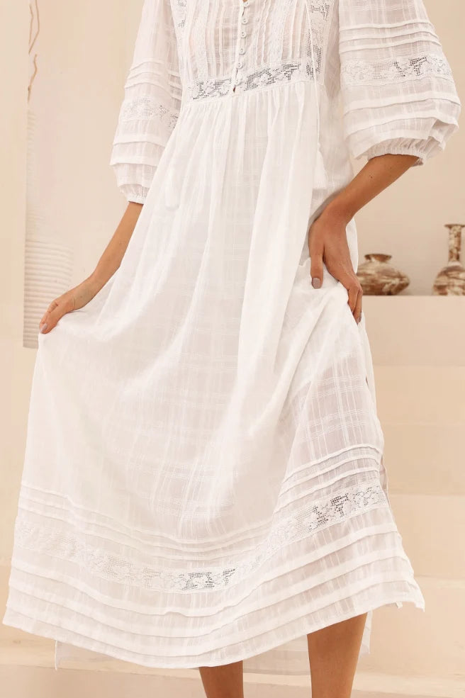 Soléne Maxi Dress - Ivory