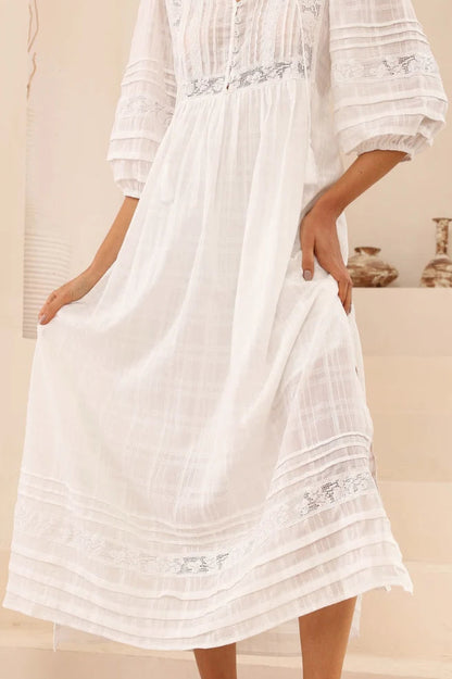 Soléne Maxi Dress - Ivory