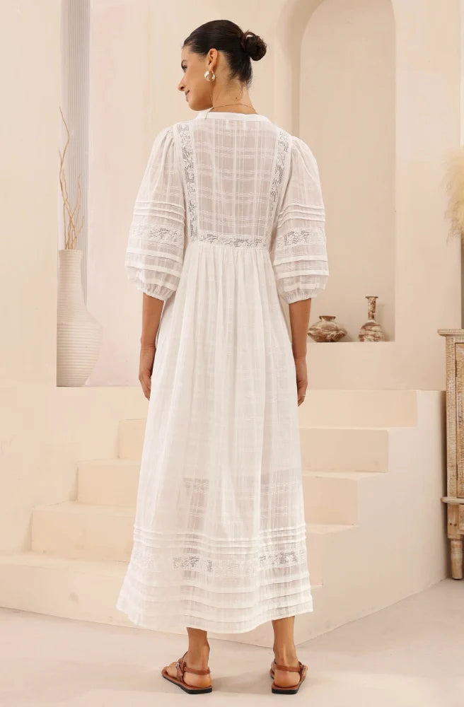 Soléne Maxi Dress - Ivory