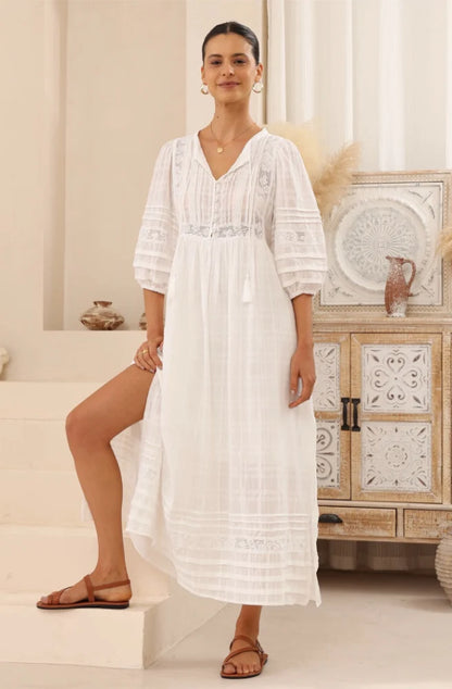 Soléne Maxi Dress - Ivory