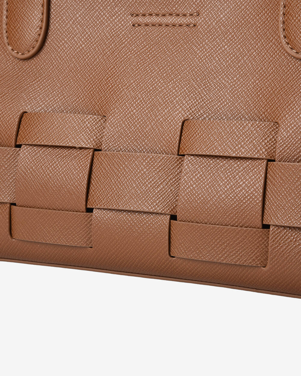 ELMS + KING - Kenley East-West Bag - Tan Saffiano