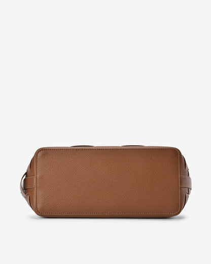 ELMS + KING - Kenley East-West Bag - Tan Saffiano