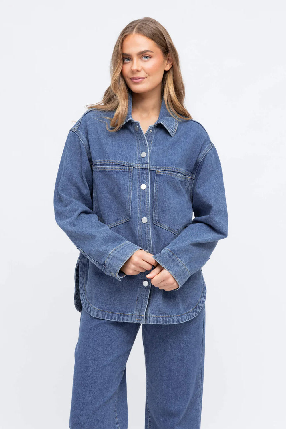 Cara Denim Shacket