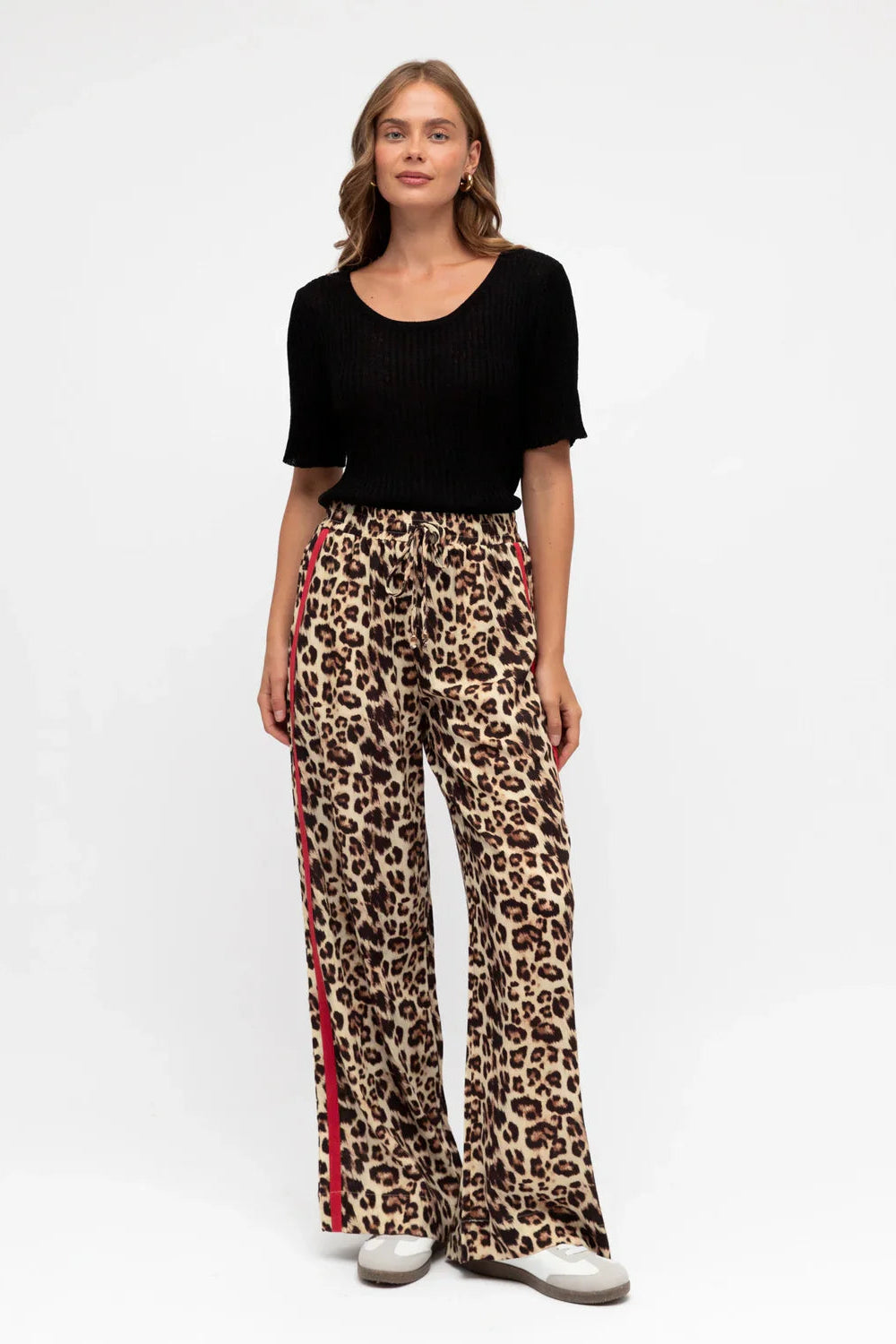 Sybil Pant - Leopard Print