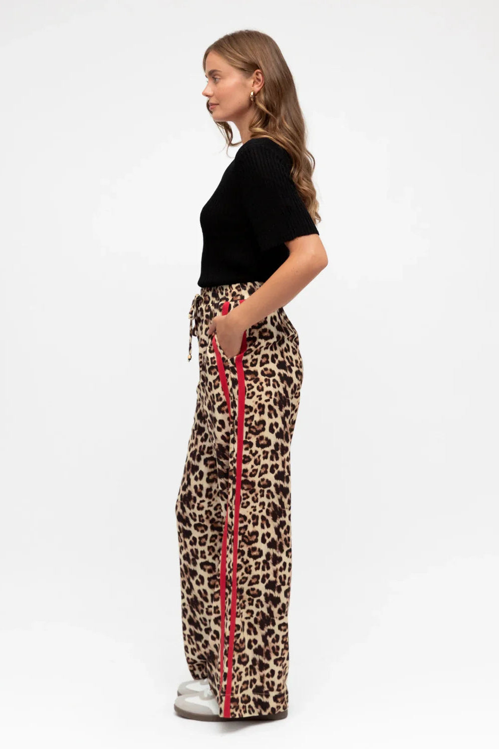 Sybil Pant - Leopard Print