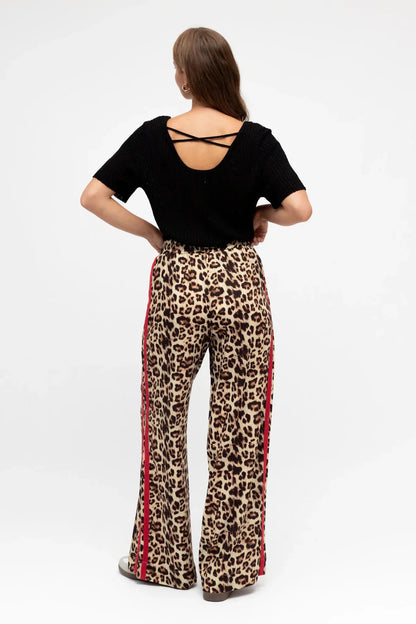 Sybil Pant - Leopard Print