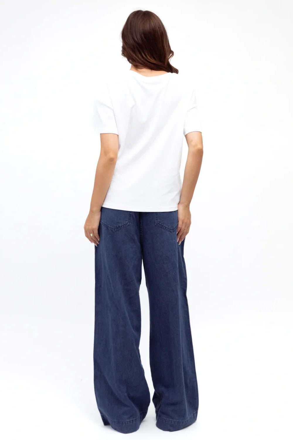 Sporty Chic Pants - Dark Denim