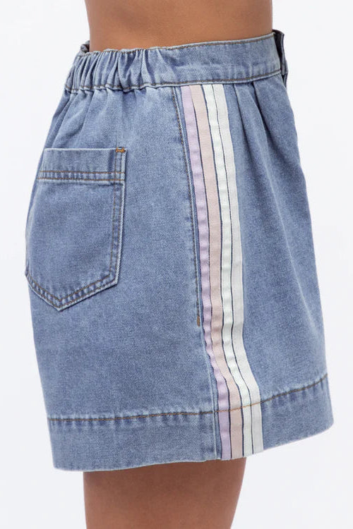 Sporty Chic Side Stripe Short - Multi