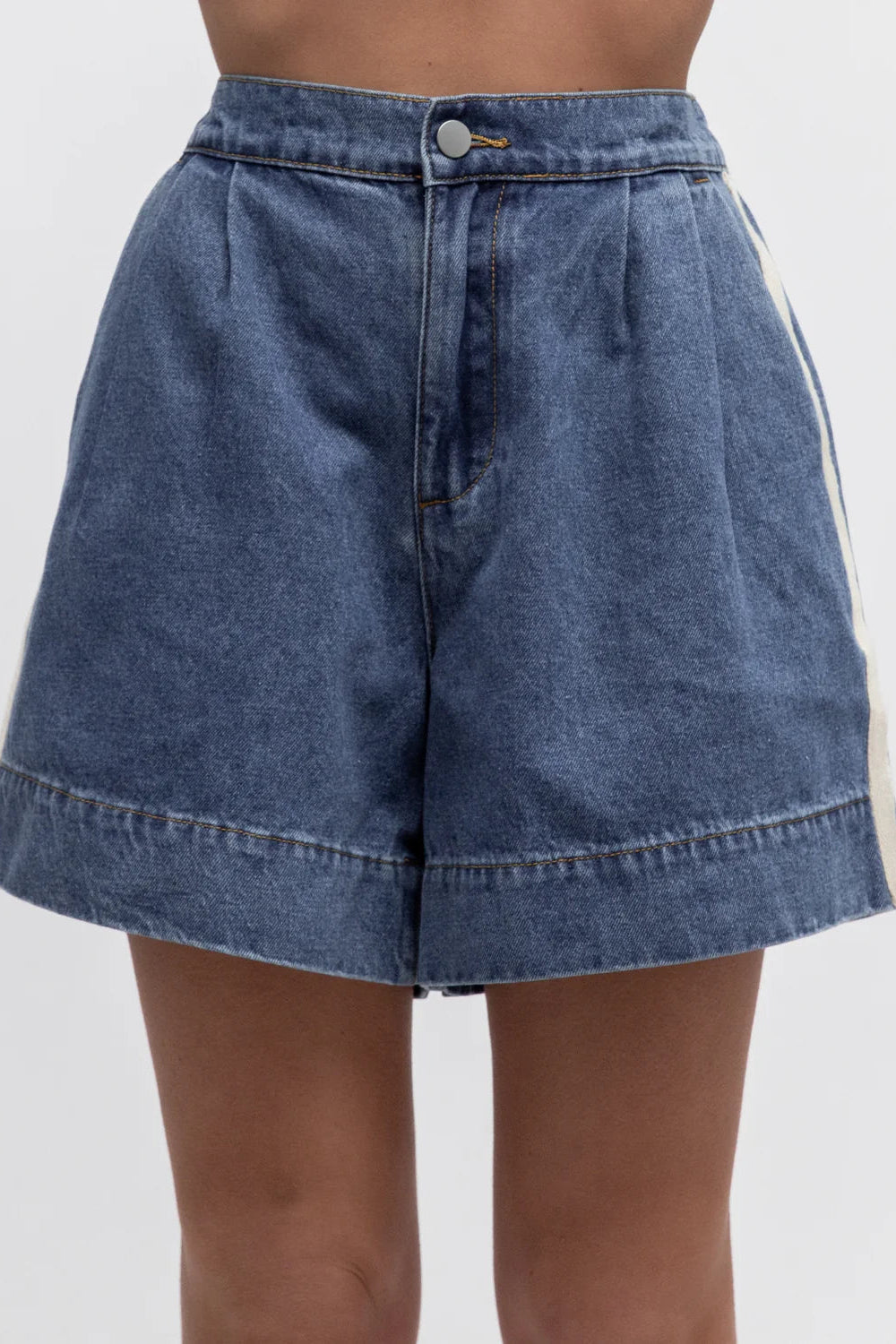 Sporty Chic Side Stripe Shorts