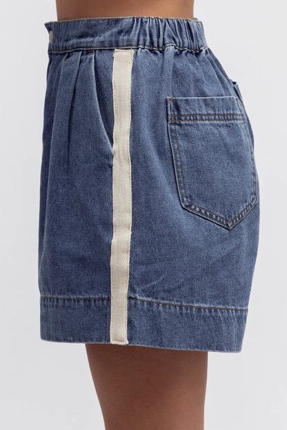 Sporty Chic Side Stripe Shorts