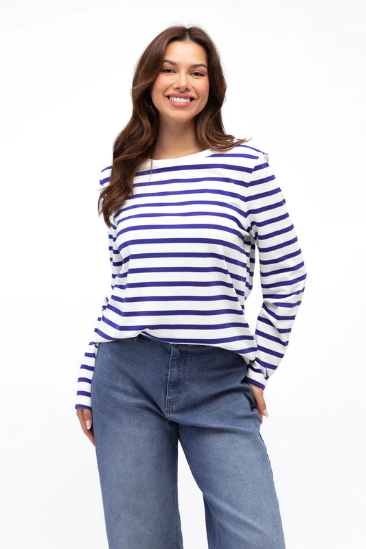 Lila Breton Stripe Top