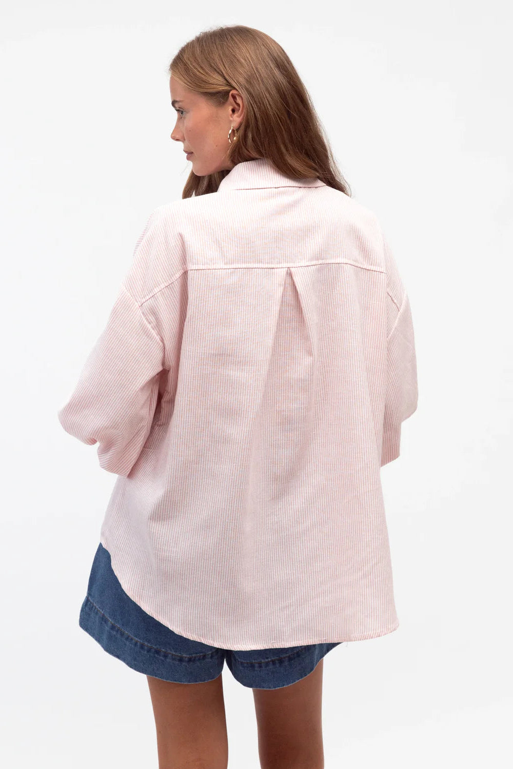 Misha Stripe Shirt - Petal