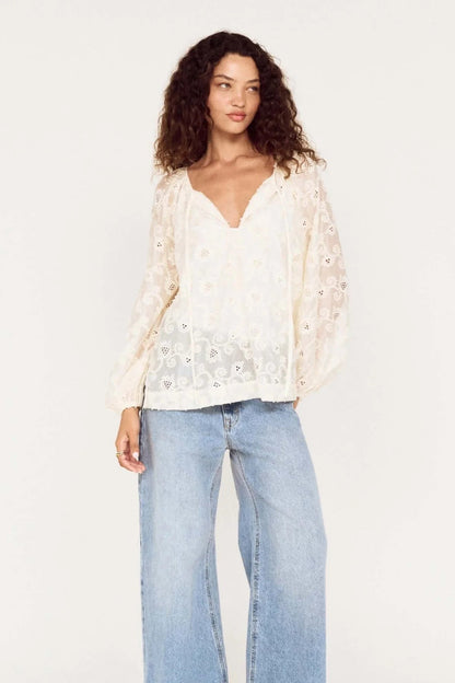 MINKPINK - Inze Blouse - Cream