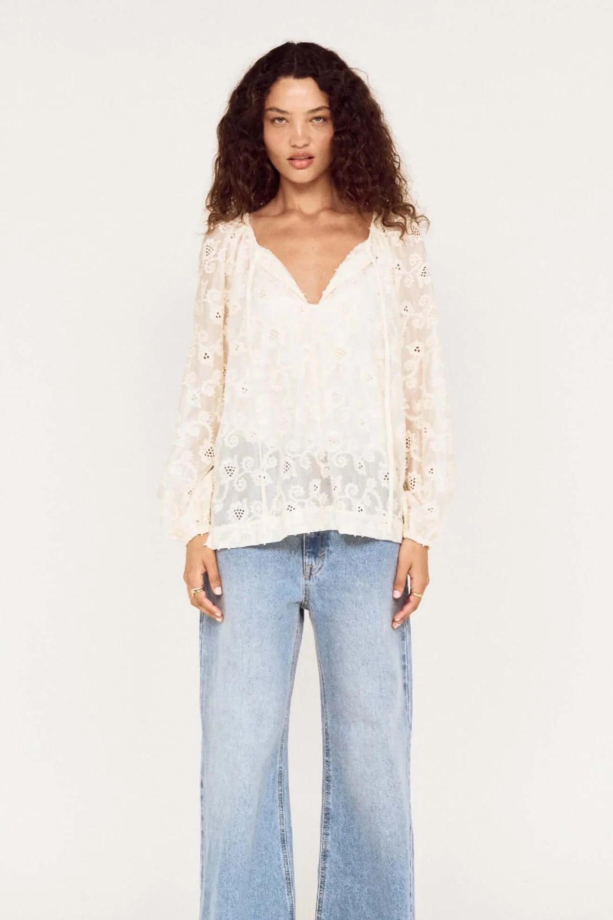 MINKPINK - Inze Blouse - Cream