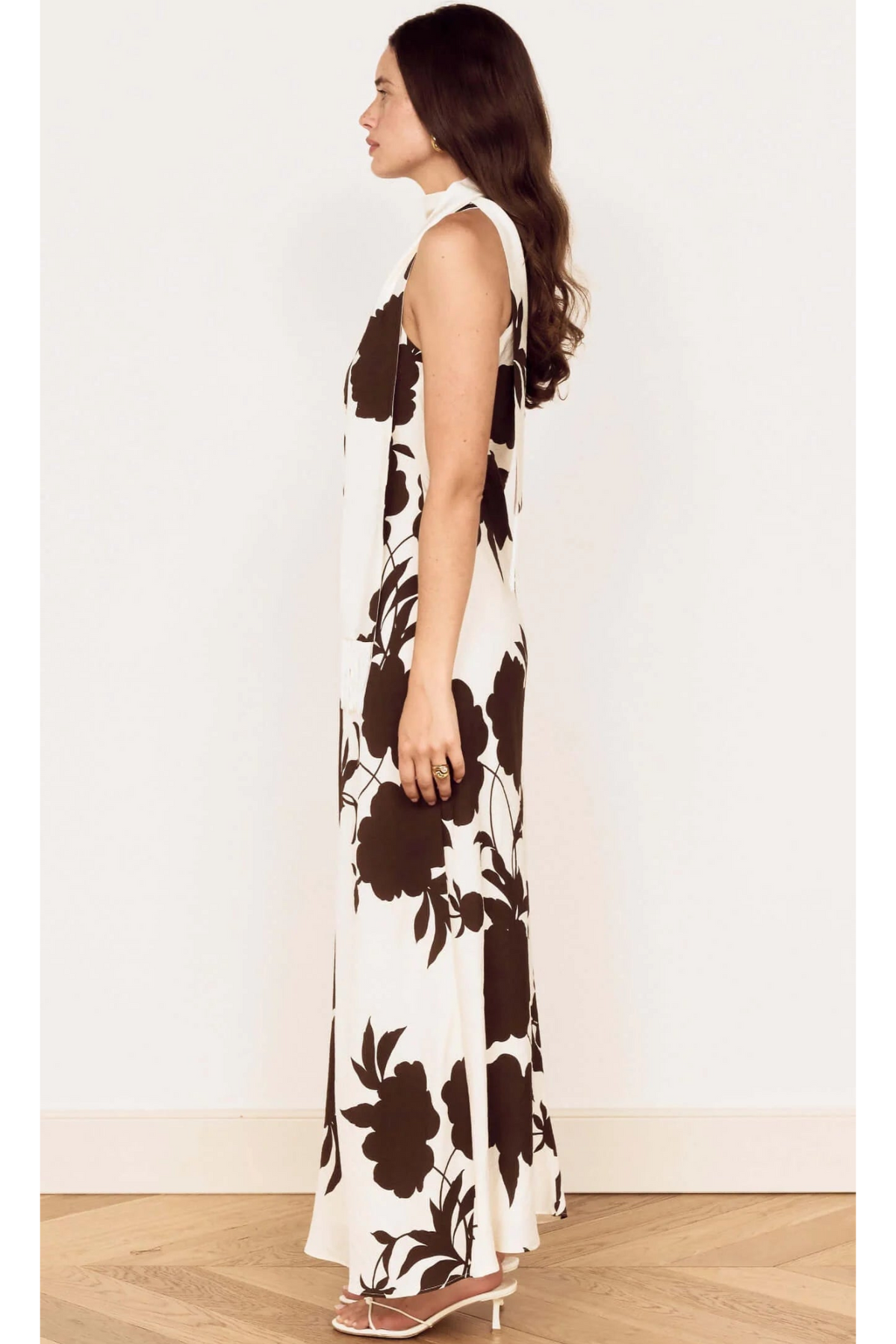 MINKPINK - Elodie Maxi Dress - Choc/Floral